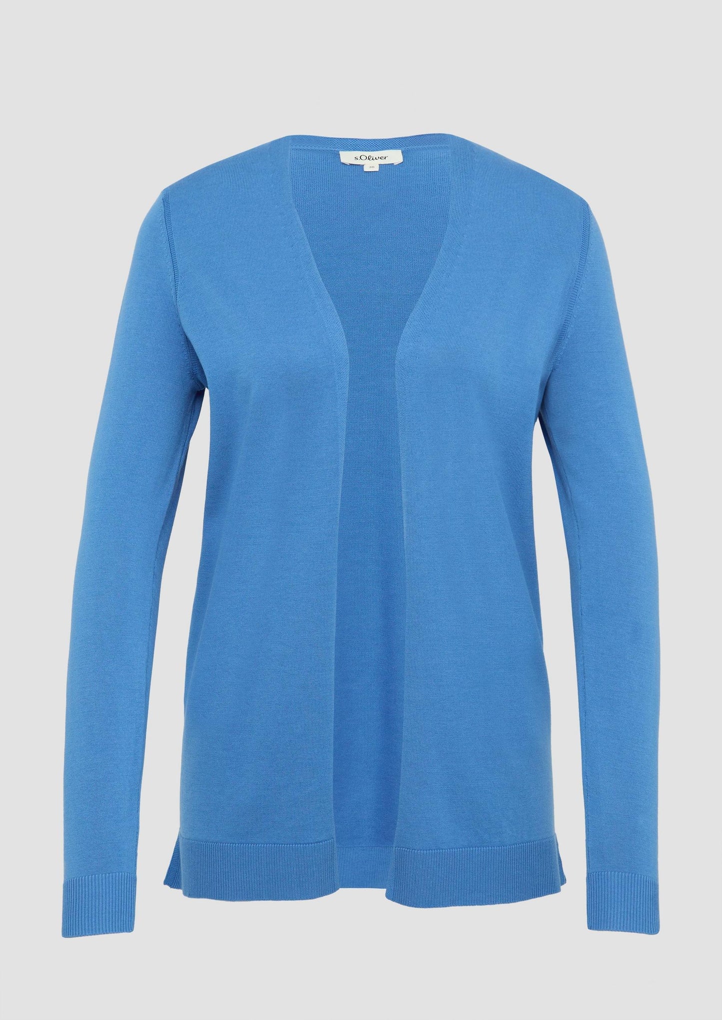 s.Oliver - Cardigan aus Viskose-Baumwollmix - Farbe: royalblau