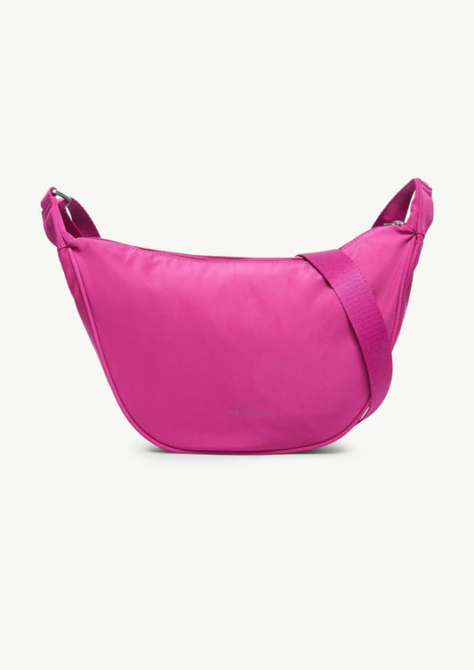 s.Oliver - Schultertasche aus Twill - Farbe: pink