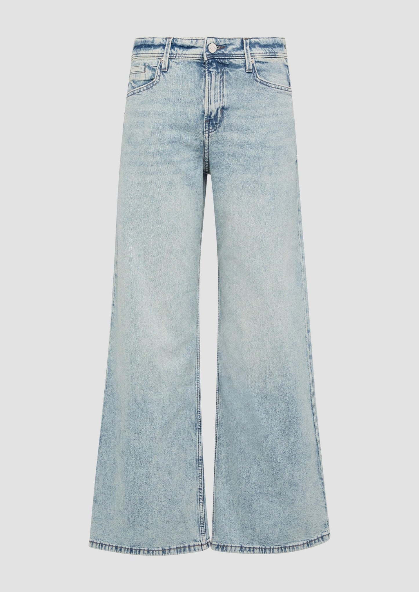 s.Oliver - Jeans Suri / Regular Fit / Mid Rise / Wide Leg - Farbe: blau