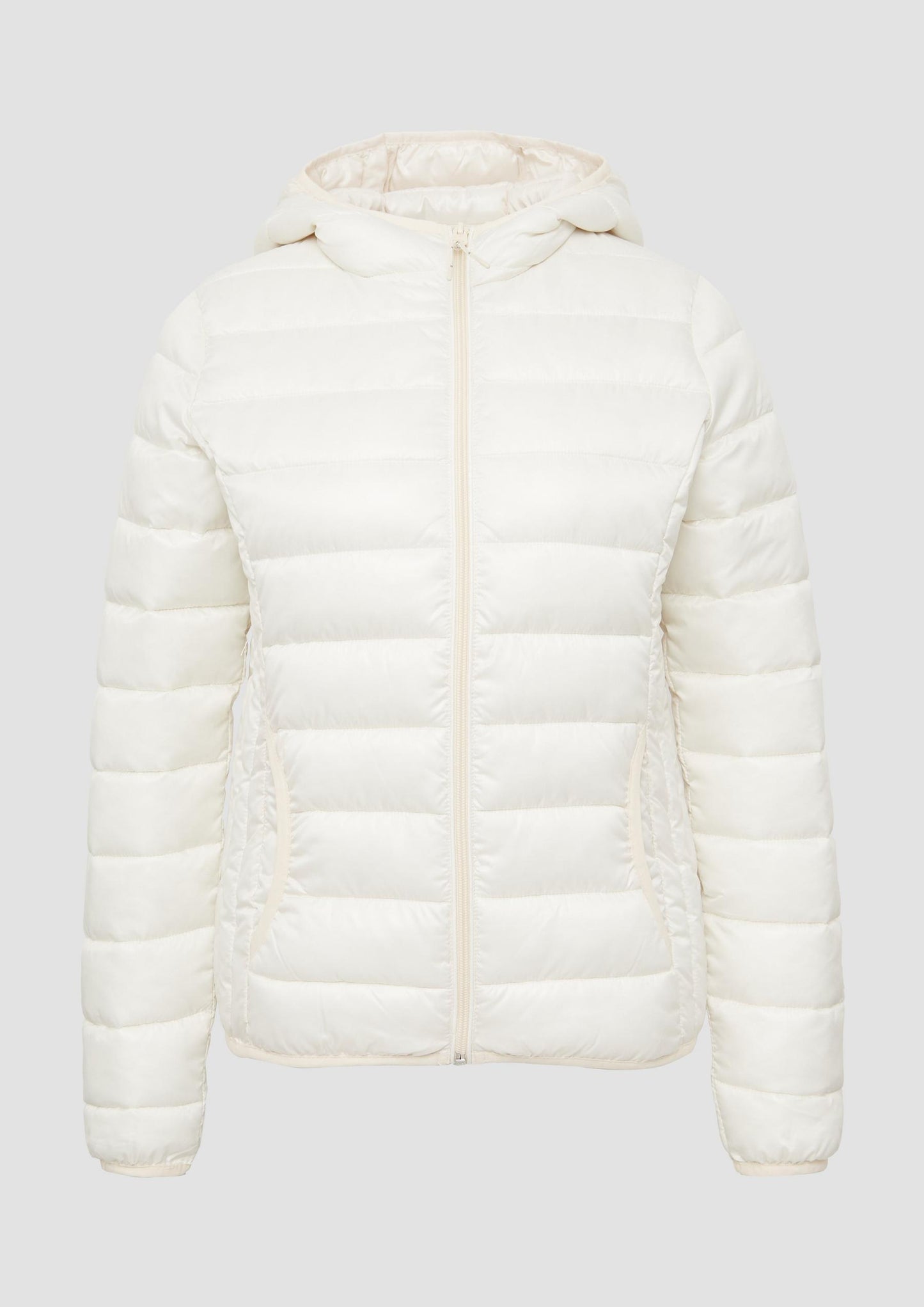 QS - Steppjacke mit Kapuze - Farbe: creme