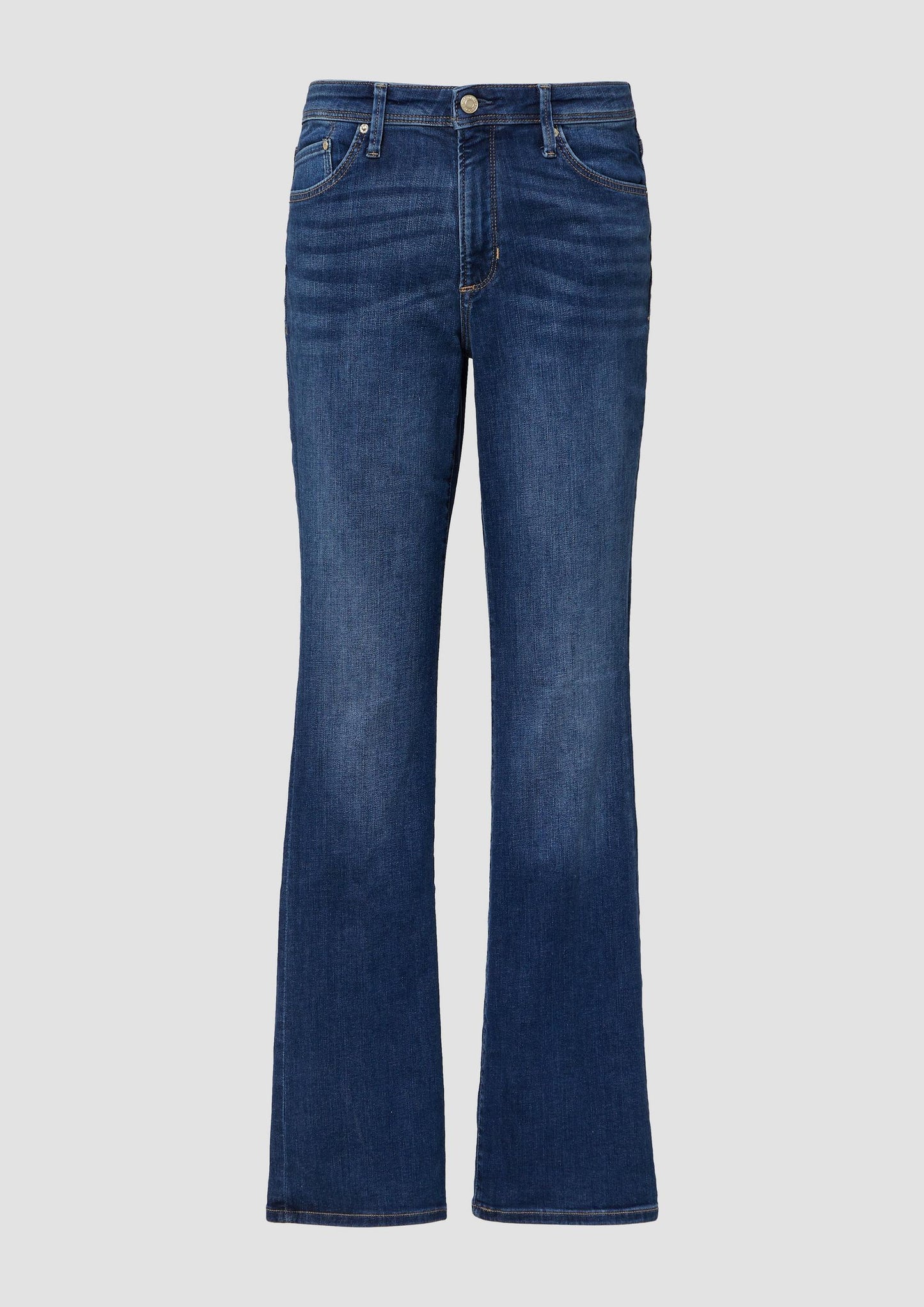 s.Oliver - Jeans Beverly / Mid Rise / Bootcut Fit - Farbe: Blau