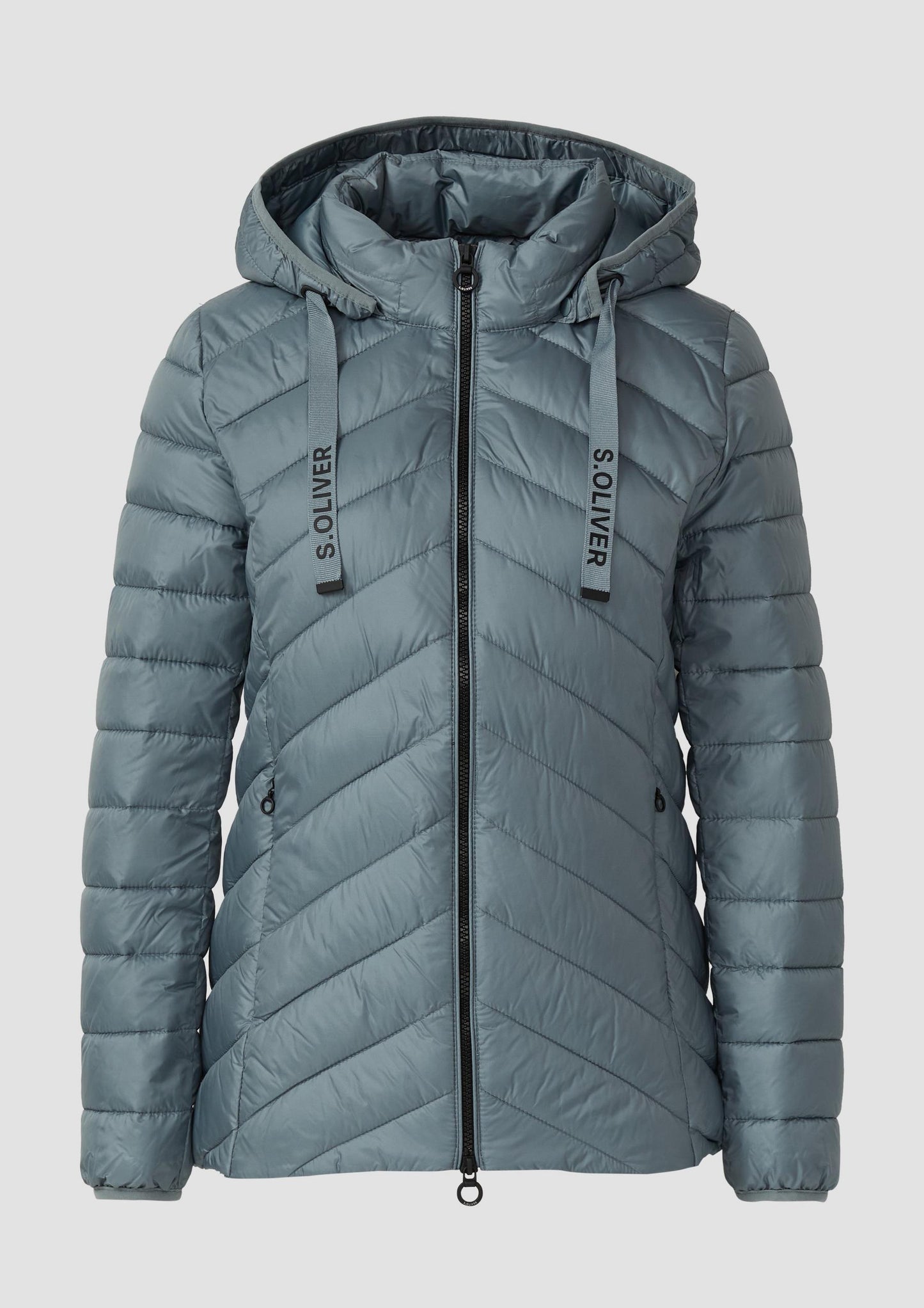 s.Oliver - Steppjacke mit abnehmbarer Kapuze - Farbe: helles petrol