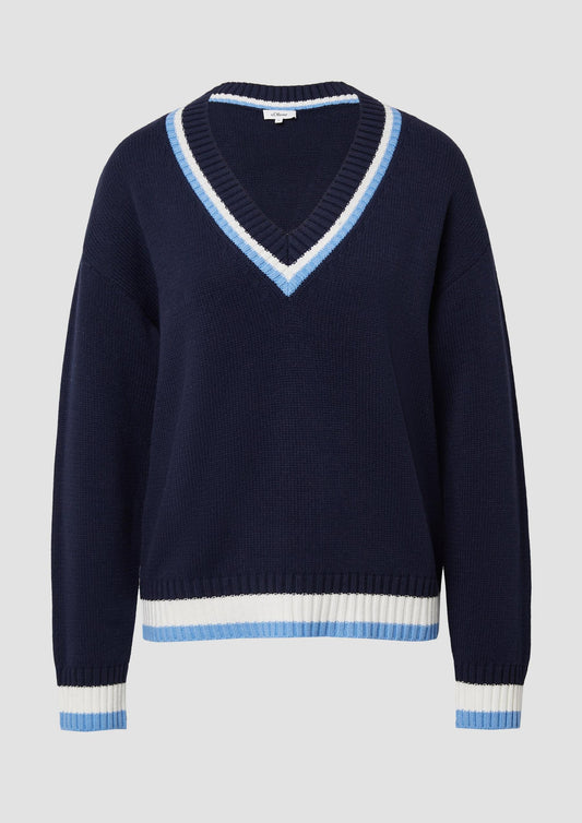s.Oliver - Strickpullover - Farbe: navy