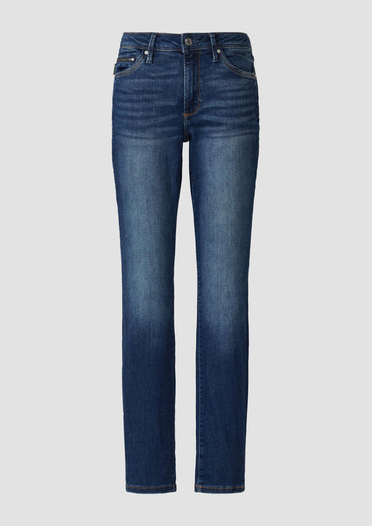 s.Oliver - Jeans Betsy / Slim Fit / Mid Rise / Slim Leg / 5-Pocket-Form - Farbe: Blau
