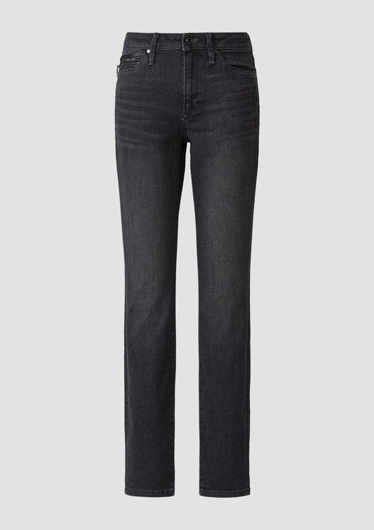 s.Oliver - Jeans Betsy / Slim Fit / Mid Rise / Slim Leg / 5-Pocket-Form - Farbe: Graphit