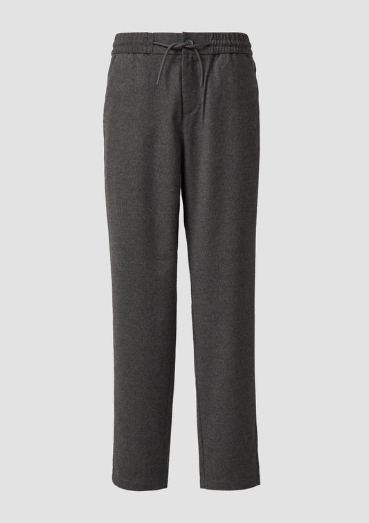 s.Oliver - 7/8-Flanell-Hose mit Elastikbund - Farbe: Graphit