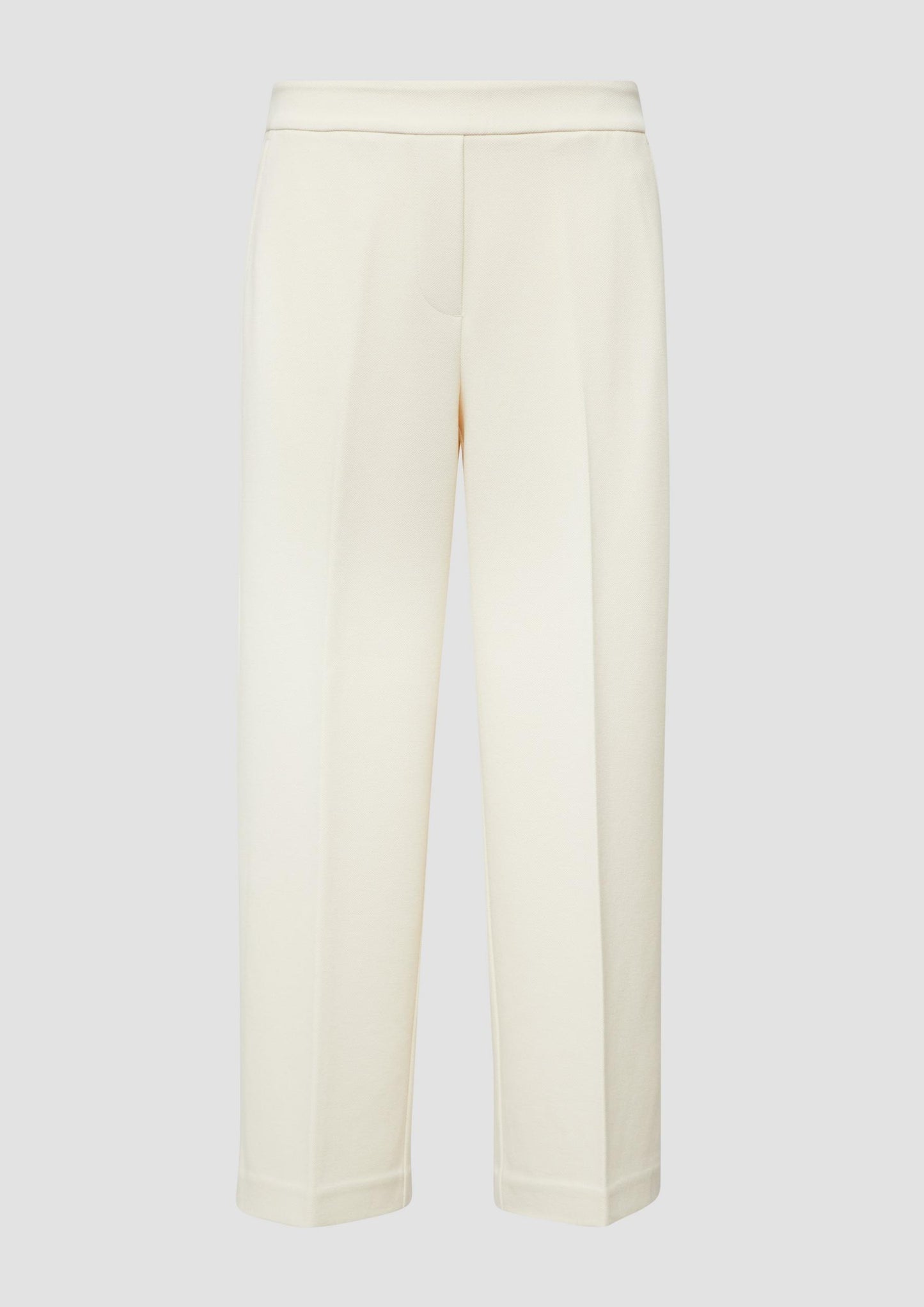 s.Oliver - Strukturierte Culotte mit Elastikbund - Farbe: Helles Beige