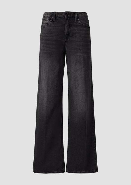 s.Oliver - Jeans / Regular Fit / Mid Rise / Wide Leg - Farbe: Dunkelgrau