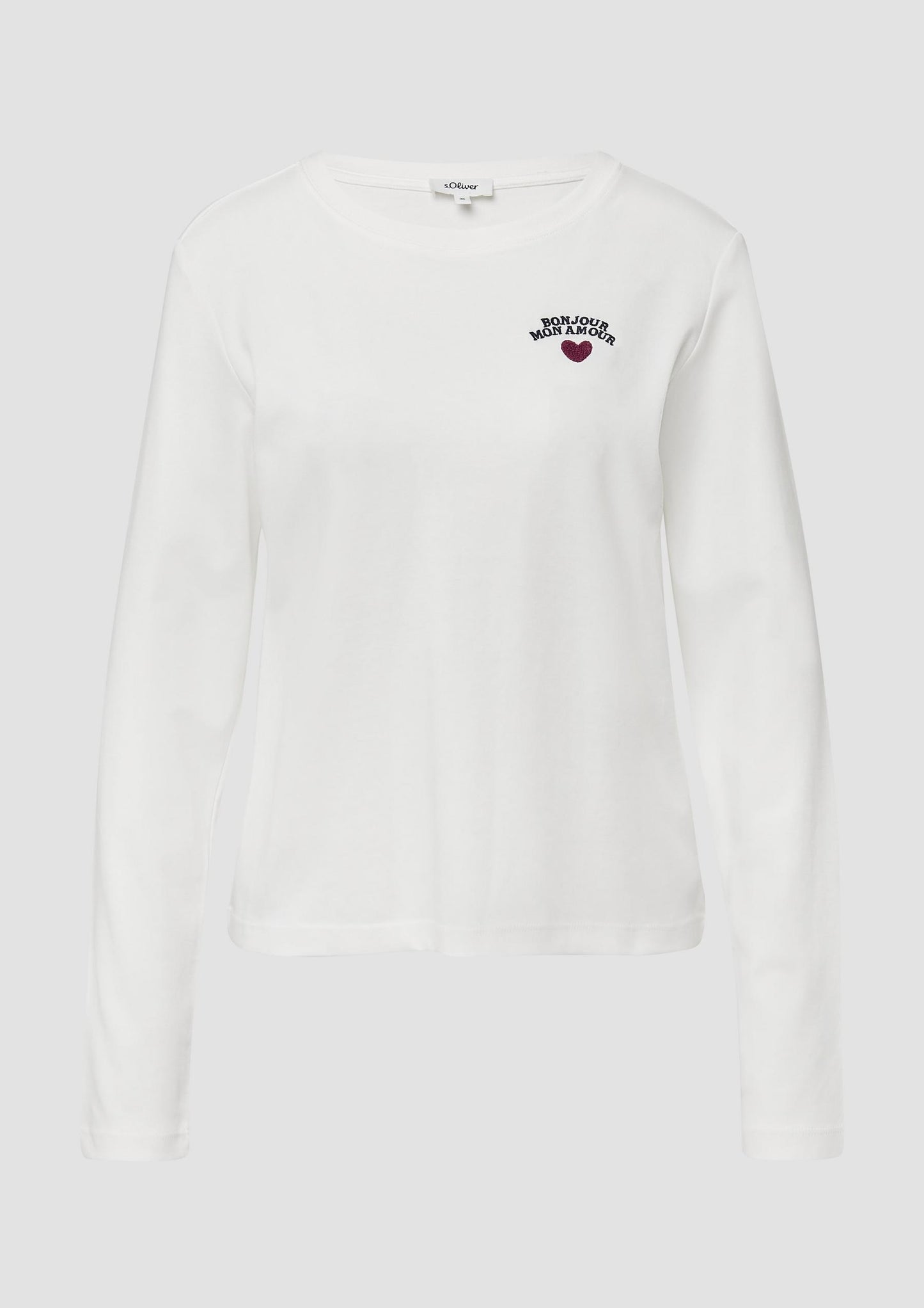 s.Oliver - Verkürztes Longsleeve - Farbe: creme