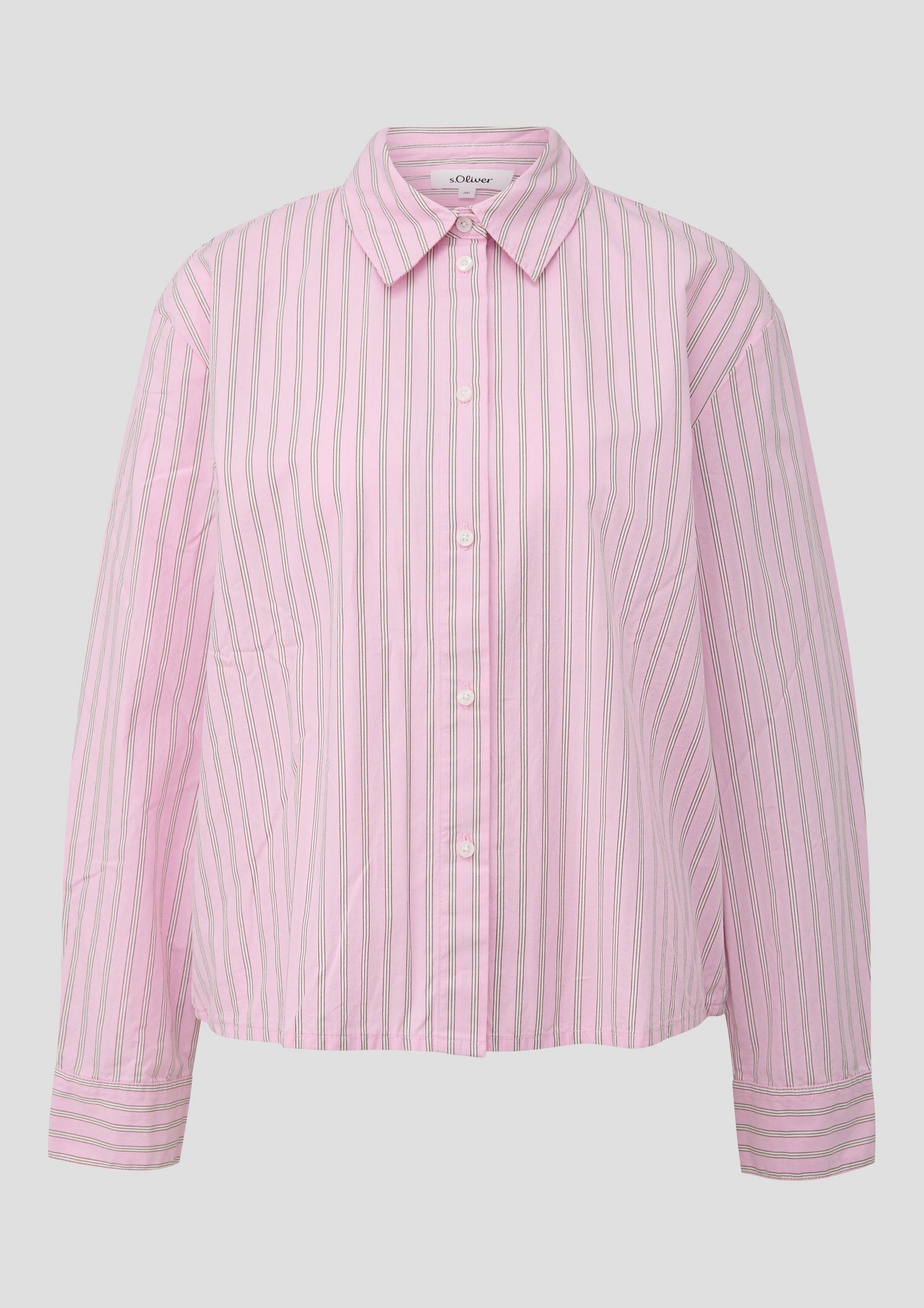 s.Oliver - Baumwoll-Bluse mit Rücken-Detail - Farbe: Zartrosa