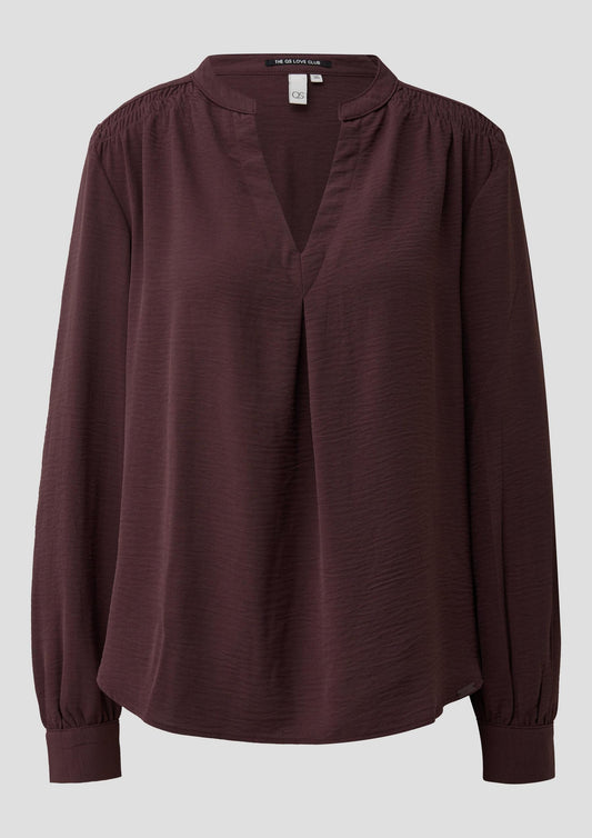 QS - Tunikabluse - Farbe: Bordeaux