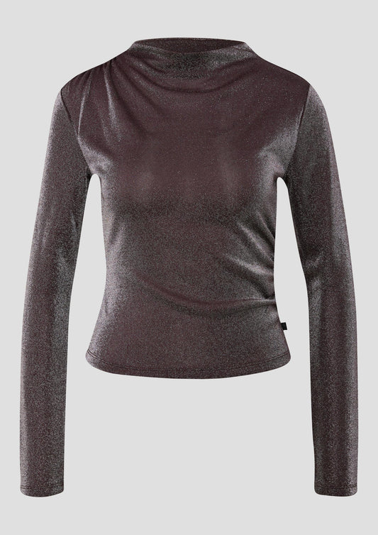 QS - Glitzershirt - Farbe: Lila