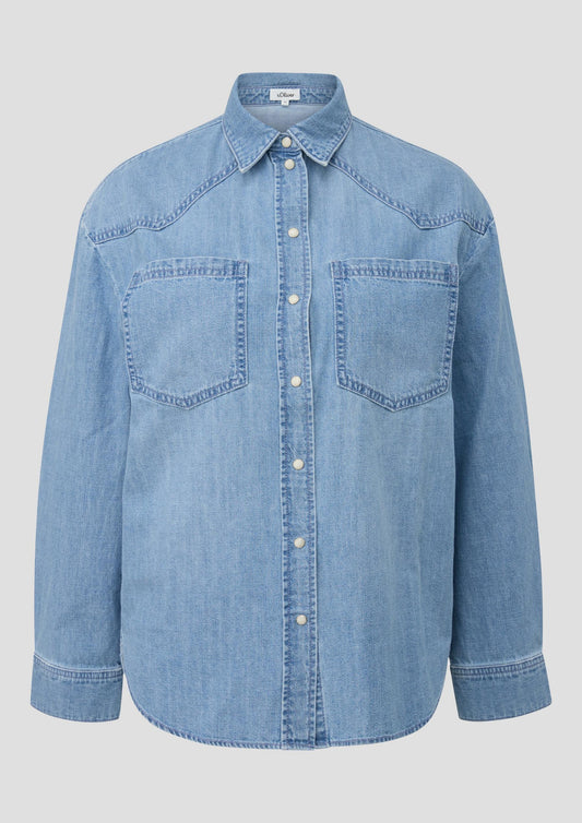 s.Oliver - Denimshirt - Farbe: Hellblau