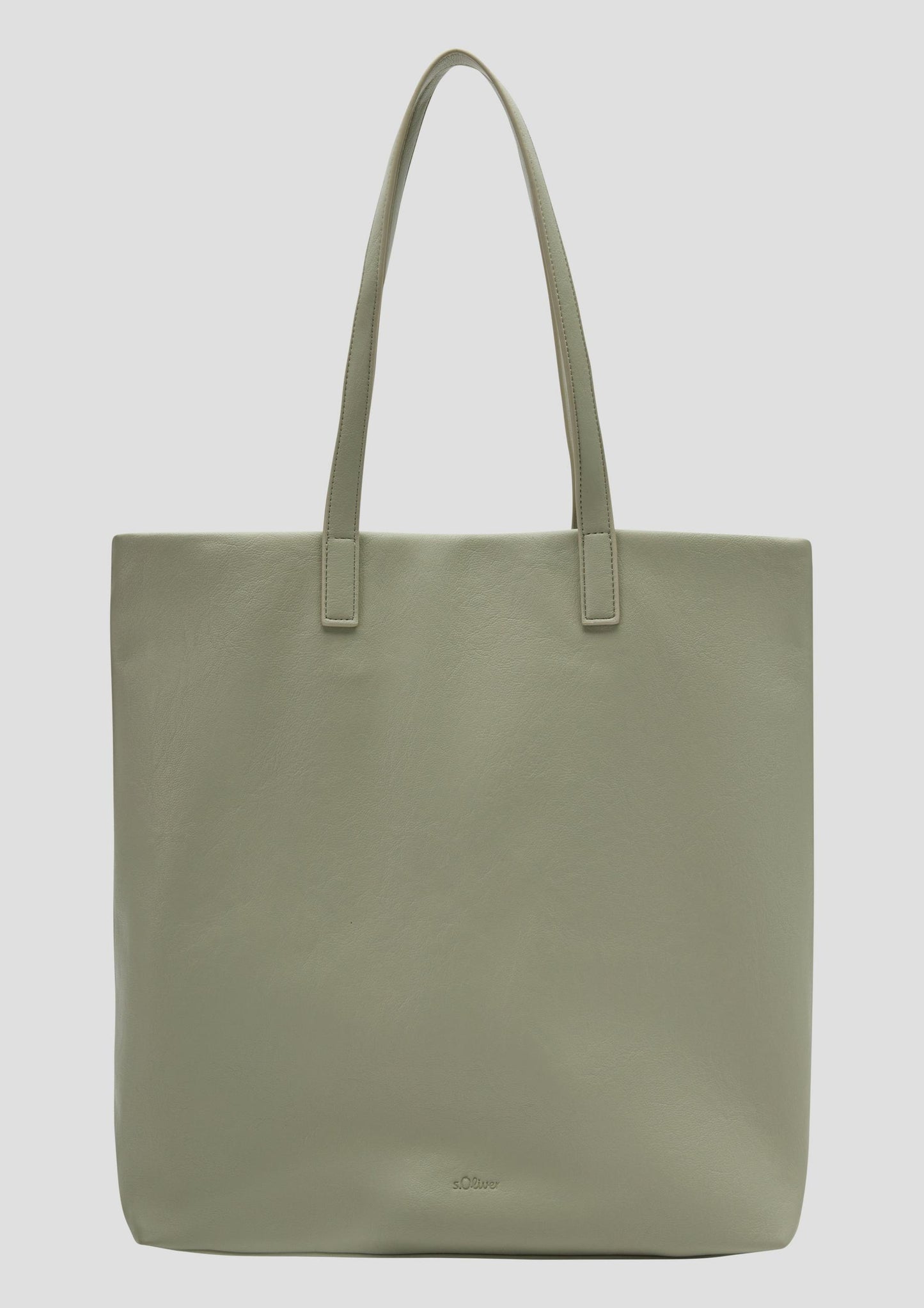 s.Oliver - Shopper Tasche mit Magnetverschluss - Farbe: Oliv grün