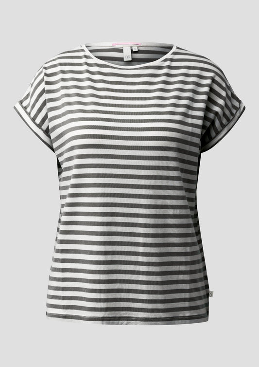 s.Oliver - T-Shirt aus Lyocellmix - Farbe: Grau