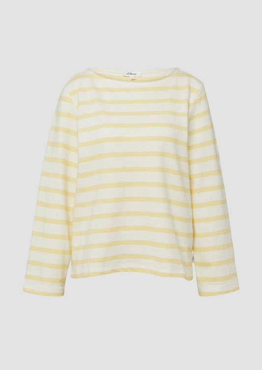 s.Oliver - Leichtes Sweatshirt im Regular Fit - Farbe: Honiggelb