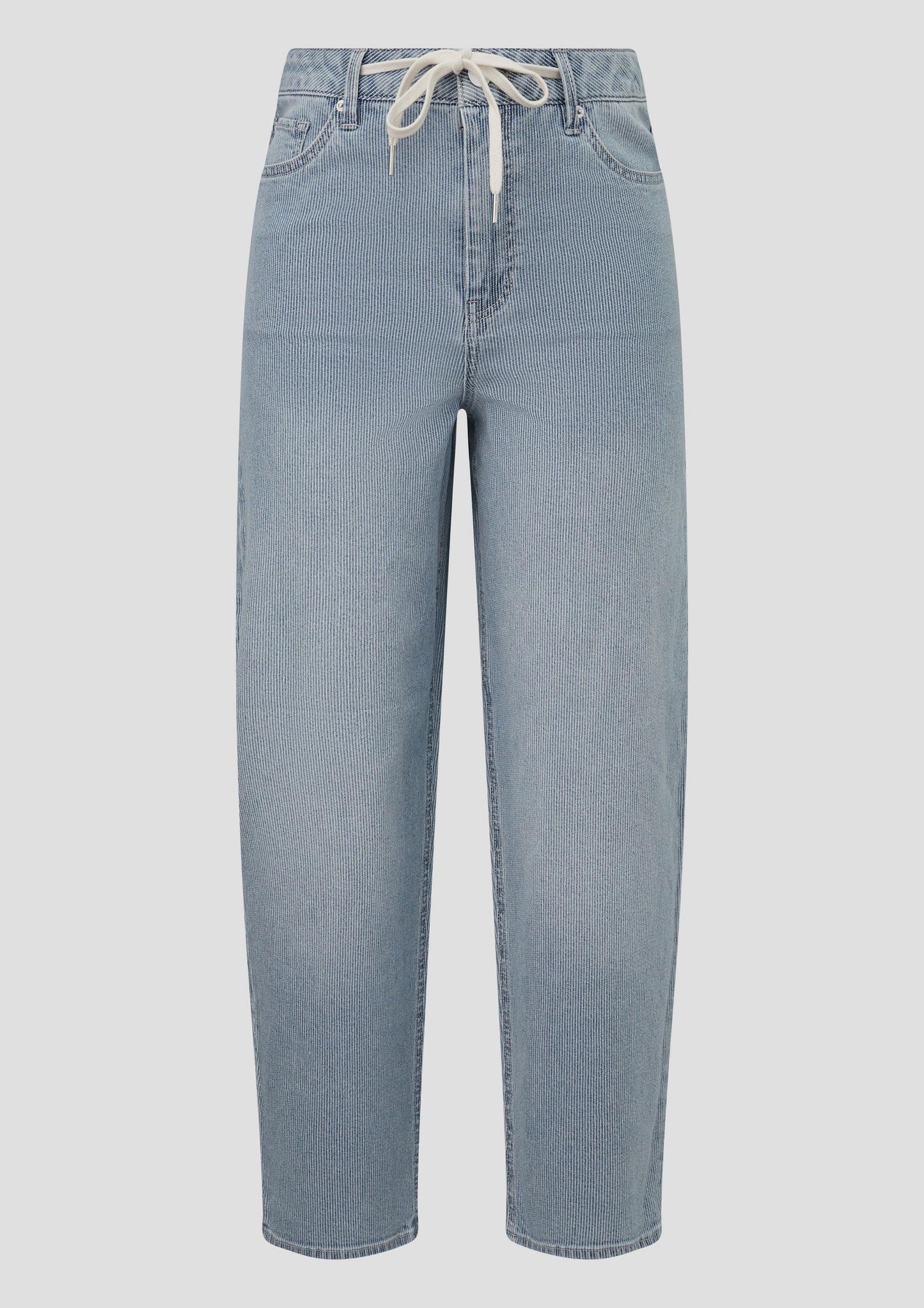 s.Oliver - Ankle Jeans / Regular Fit / High Rise / Barrel Leg / Leicht elastisch - Farbe: Blau