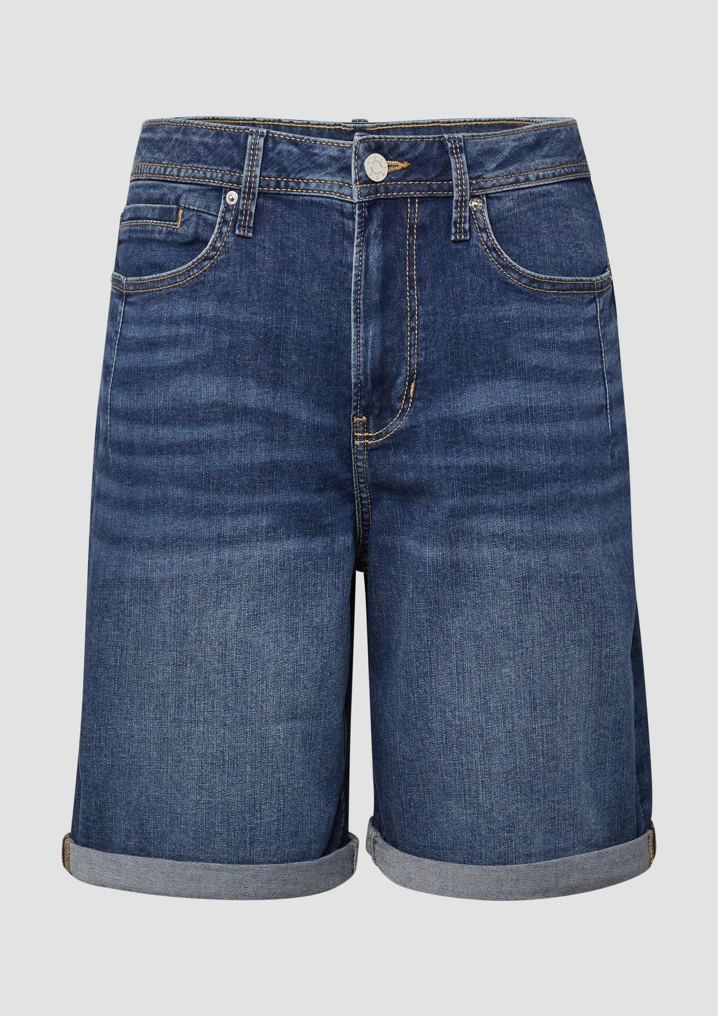 s.Oliver - Jeans-Shorts Suri / Regular Fit / High Rise - Farbe: Dunkelblau