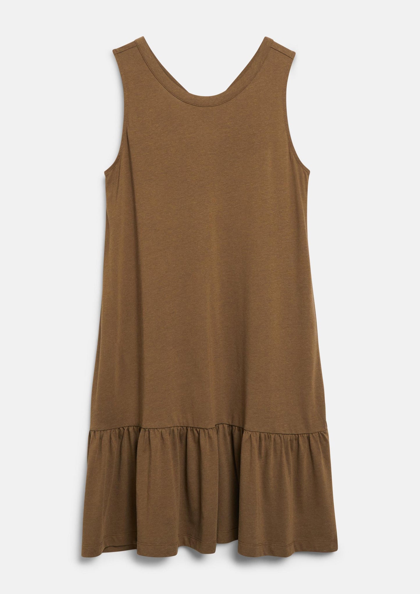 s.Oliver - Jersey-Kleid im Relaxed Fit mit Rücken-Detail - Farbe: Braun