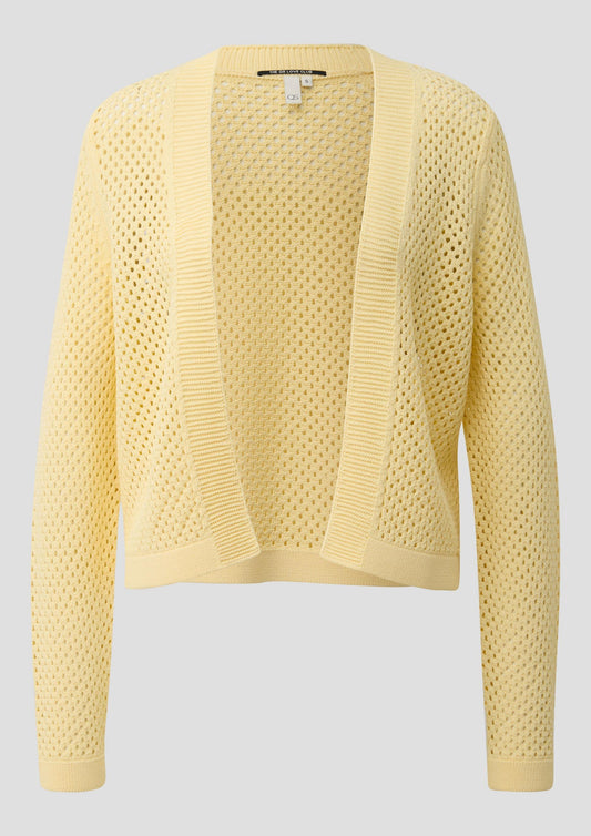 QS - Strickjacke - Farbe: Gelb