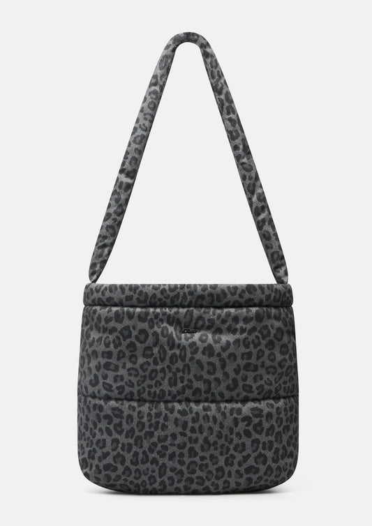 s.Oliver - Tasche mit Animal-Muster und Magnetverschluss - Farbe: Dunkelgrau