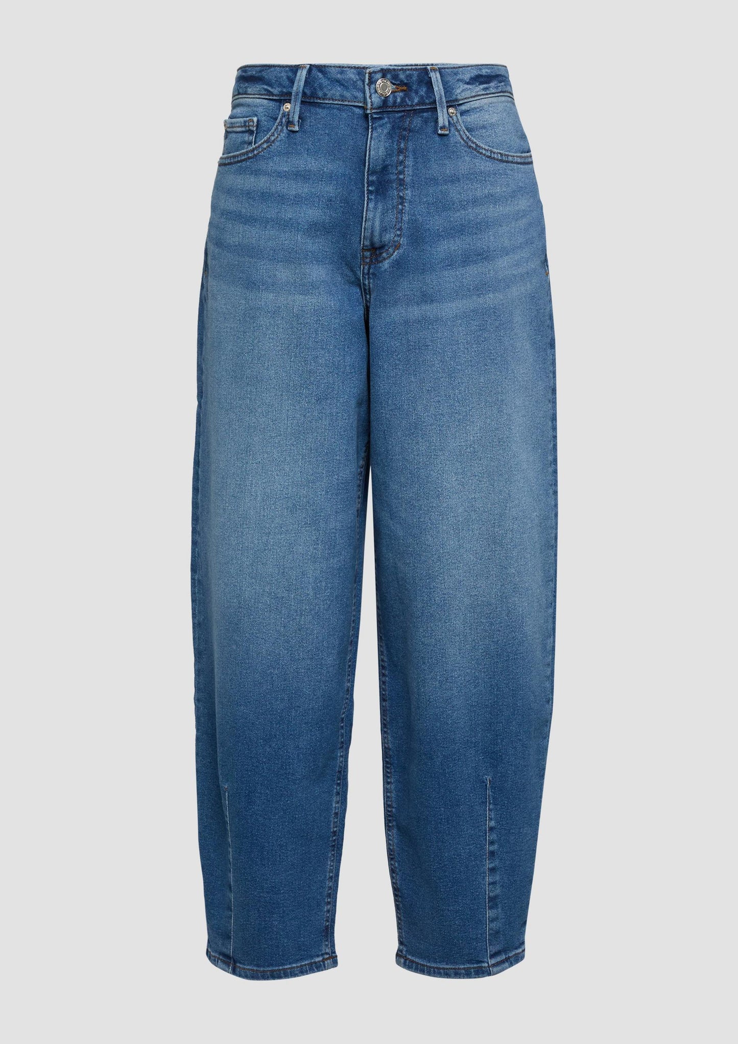 s.Oliver - Ankle-Jeans / Regular Fit / High Rise / Barrel Leg - Farbe: Blau