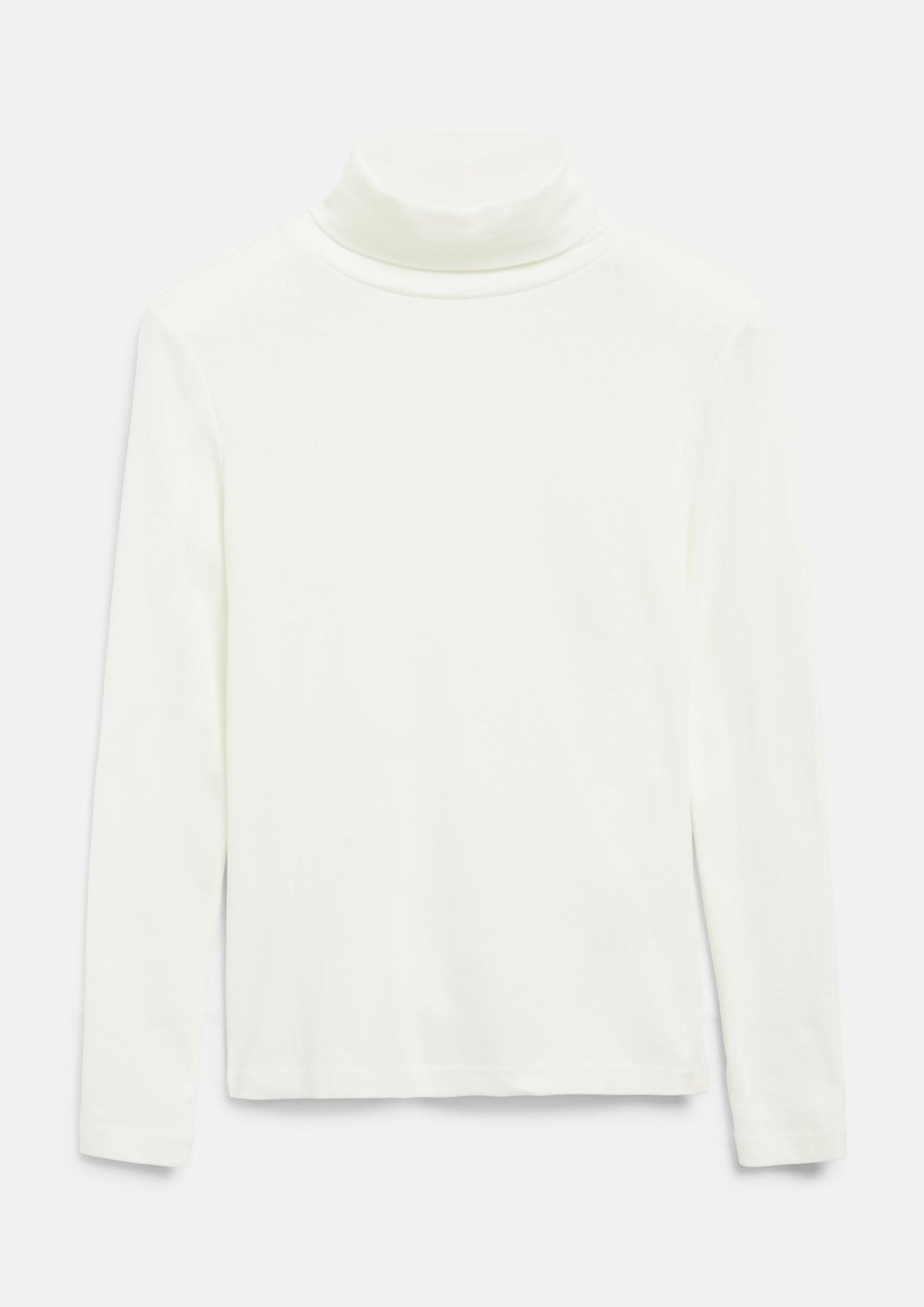 s.Oliver - Rollkragen-Shirt im Slim Fit - Farbe: Creme