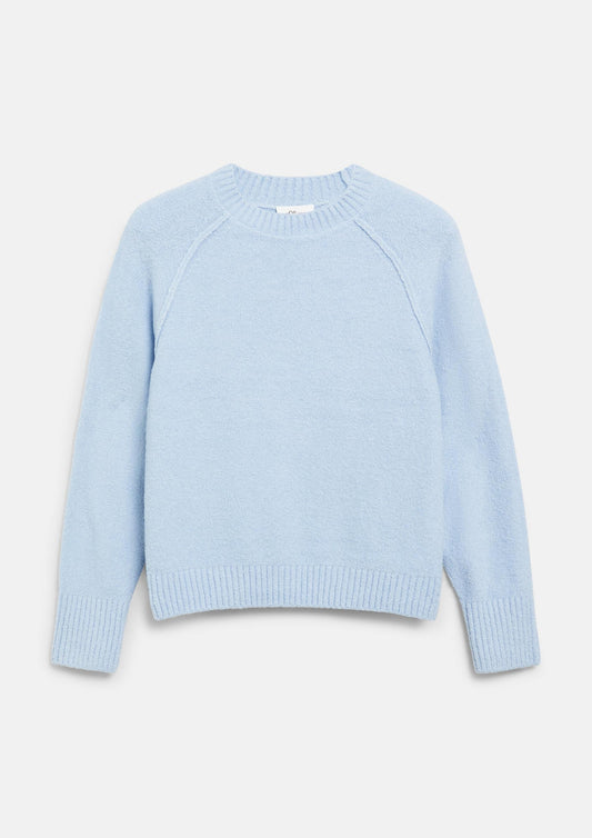 s.Oliver - Bouclé-Strickpullover im Relaxed Fit - Farbe: Hellblau