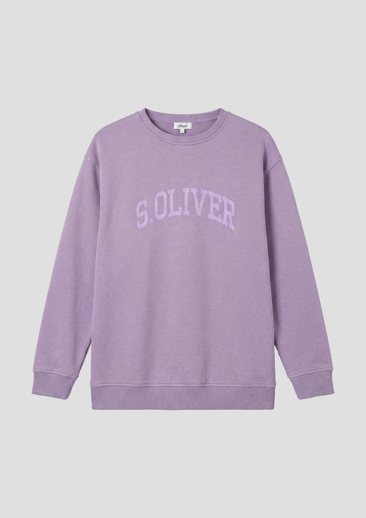 s.Oliver - Sweatshirt mit Logo - Farbe: Flieder