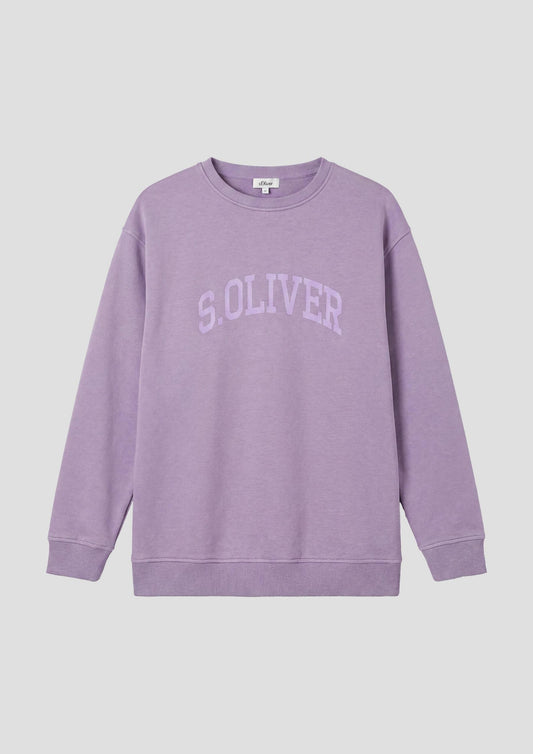 s.Oliver - Sweatshirt mit Logo - Farbe: Flieder