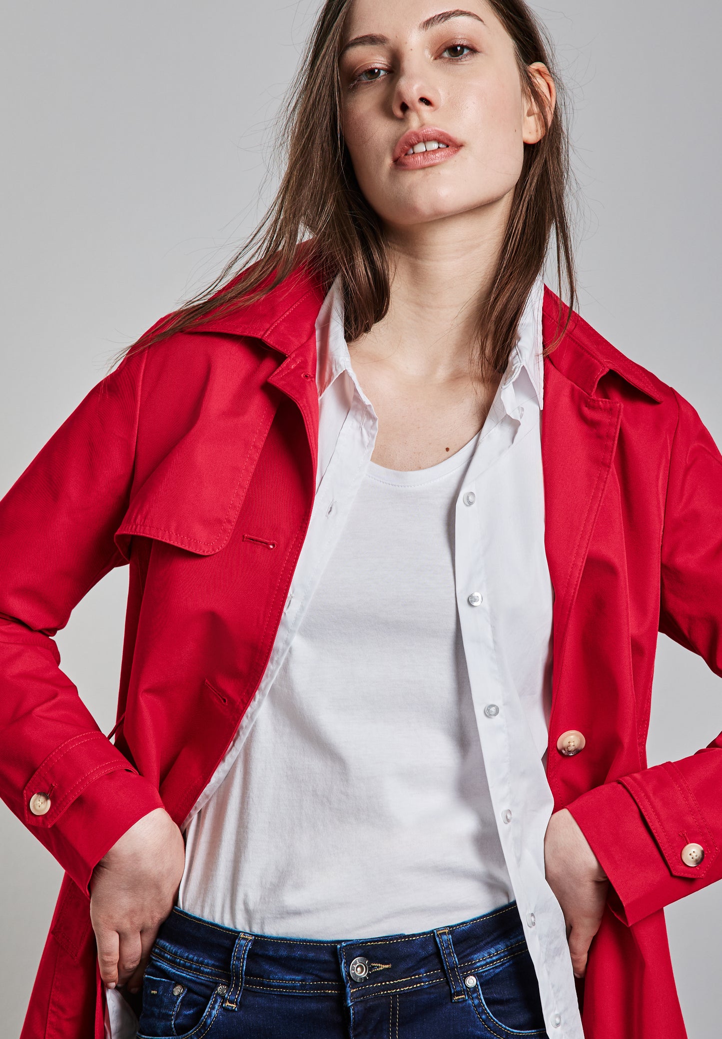 Street One Trenchcoat - Farbe: strong red