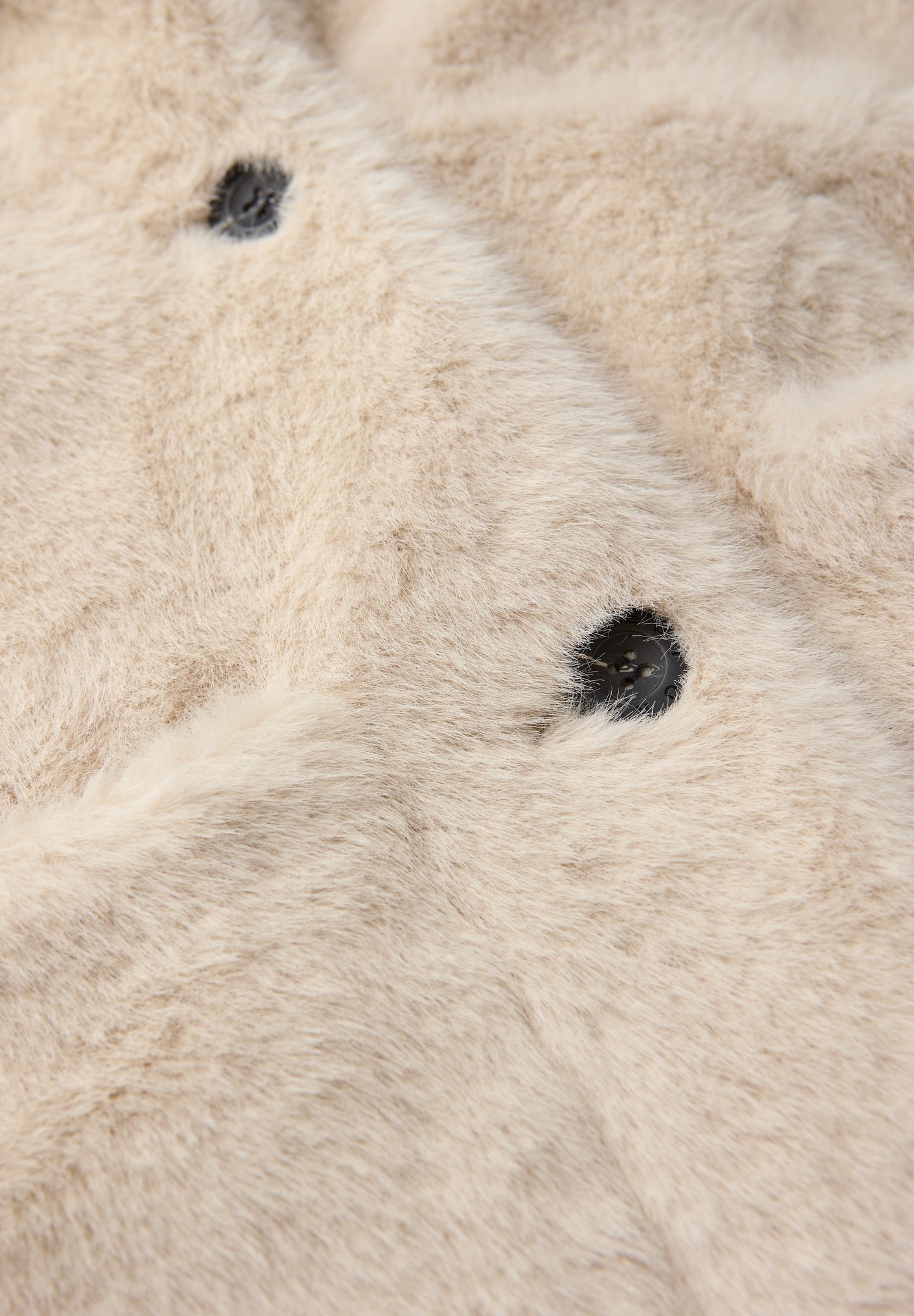 Street One Fake Fur Mantel - Farbe: pastel sand
