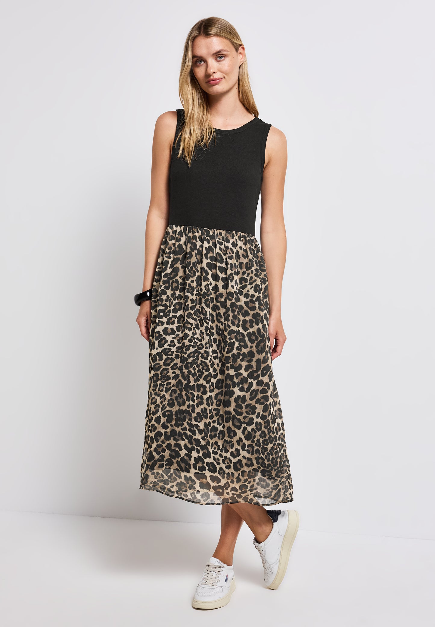 Street One Materialmix Kleid - Farbe: Black
