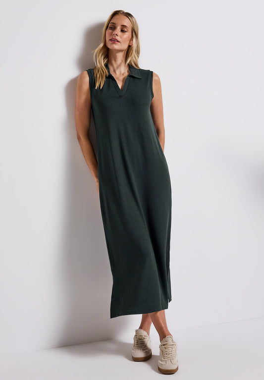 Street One Kleid in Strick-Optik - Farbe: pine grove green