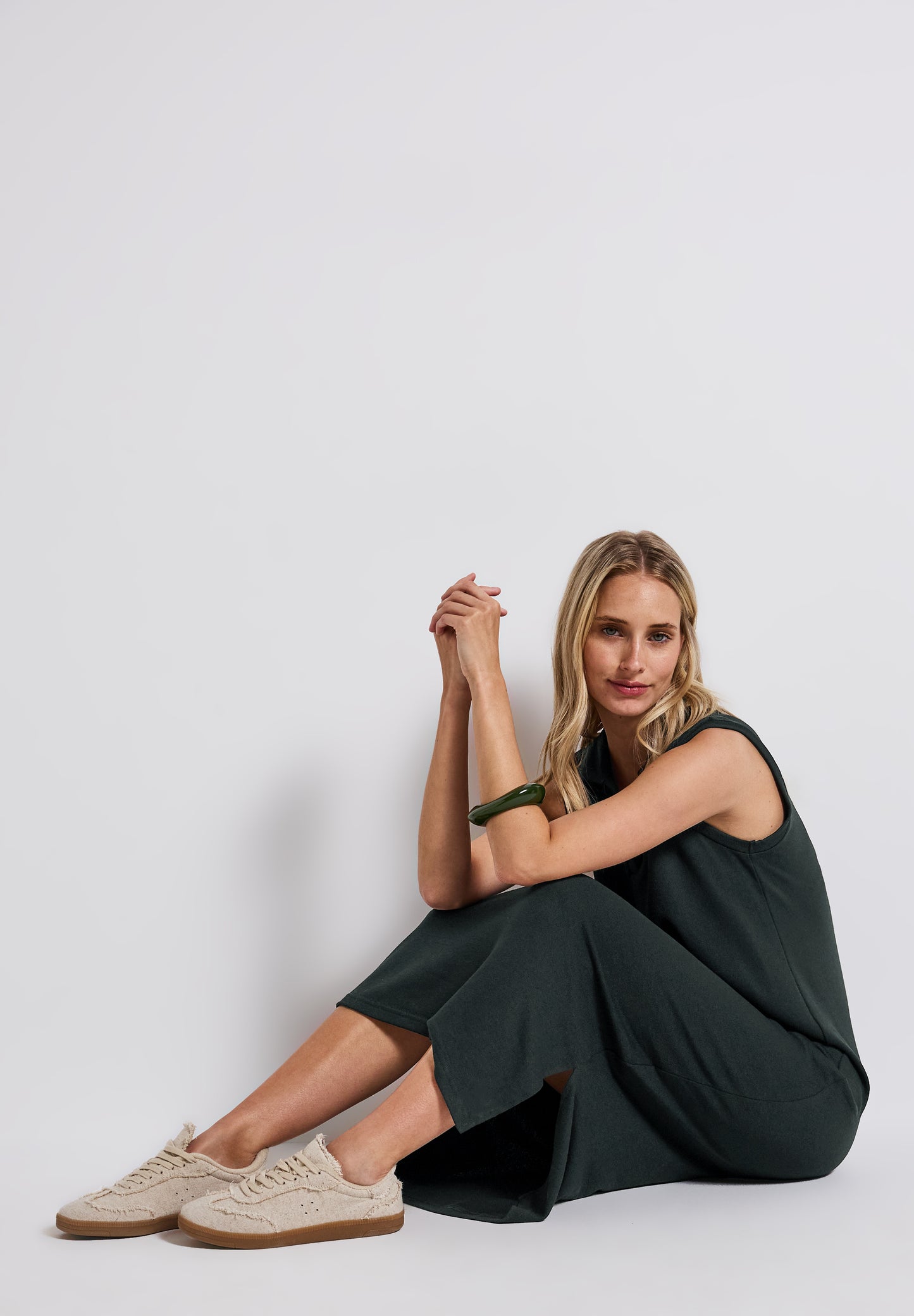 Street One Kleid in Strick-Optik - Farbe: pine grove green