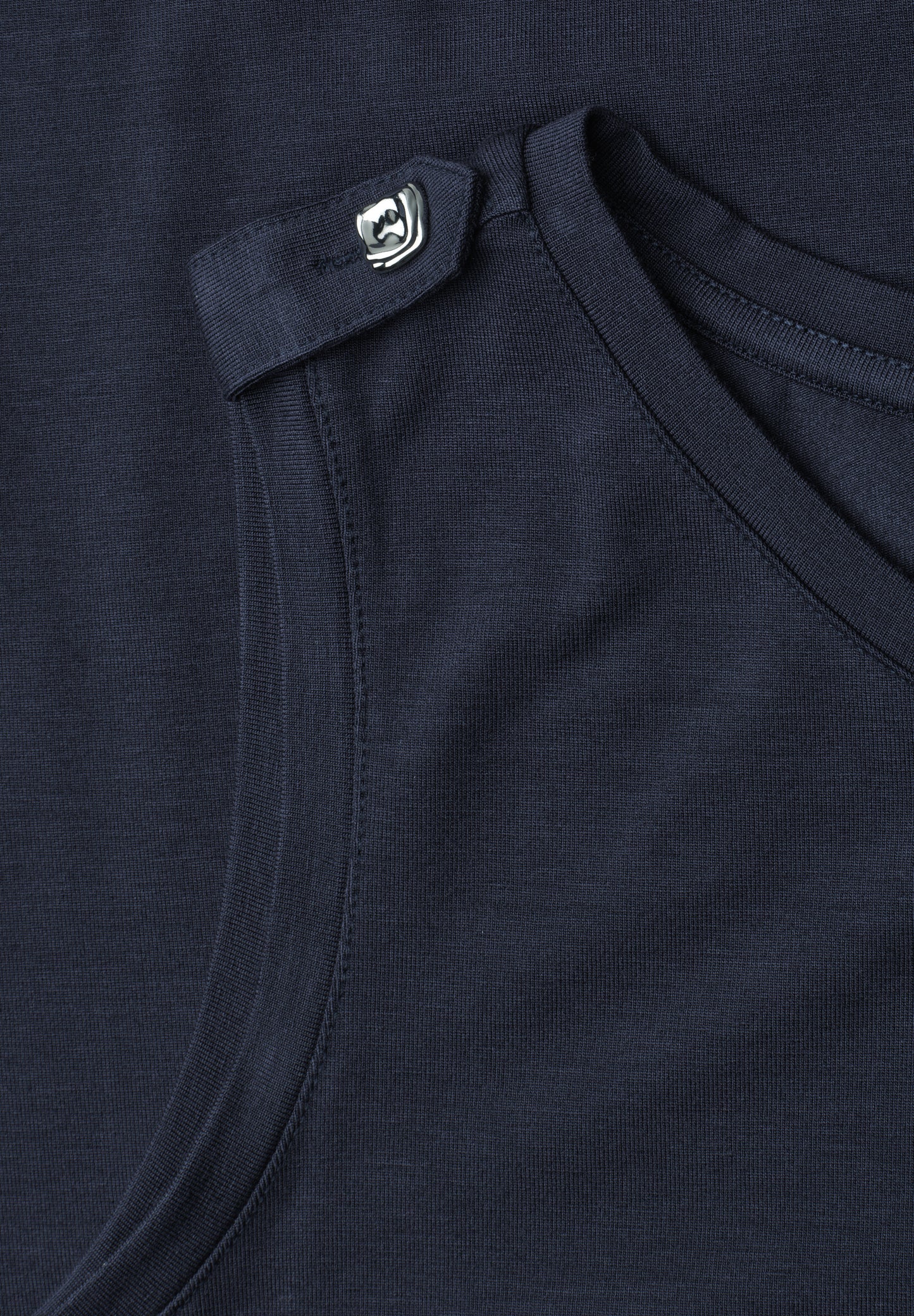 Street One - Damen Kleid mit Rundhals und Knopfdetail - Farbe: darkest blue