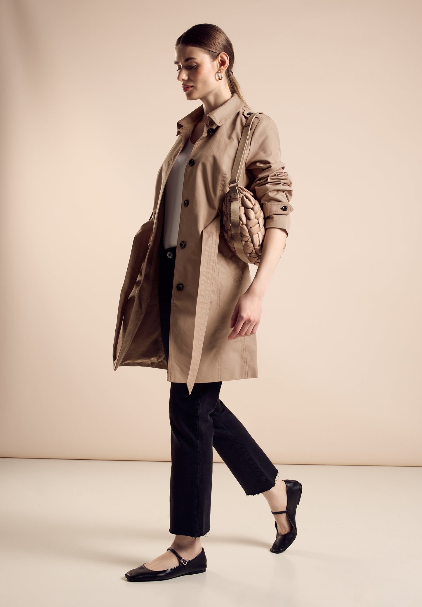 Street One Trenchcoat Mantel - Farbe: sand