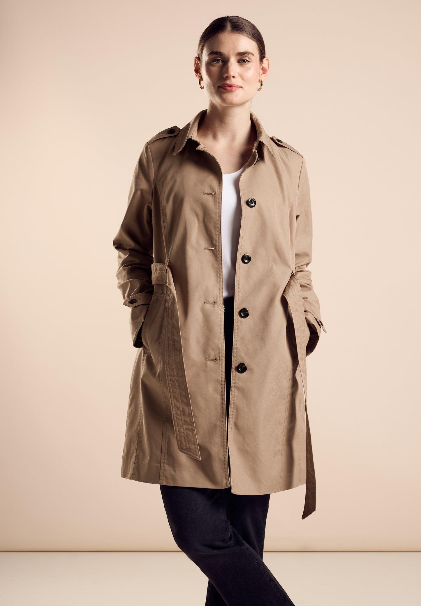 Street One Trenchcoat Mantel - Farbe: sand