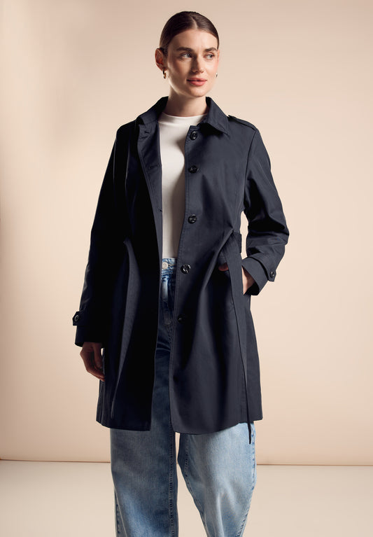 Street One Trenchcoat Mantel - Farbe: blau