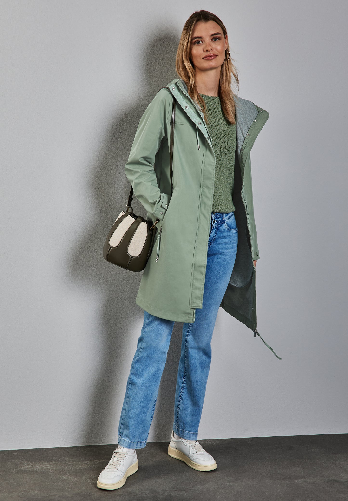 Street One Parka Jacke - Farbe: mint green