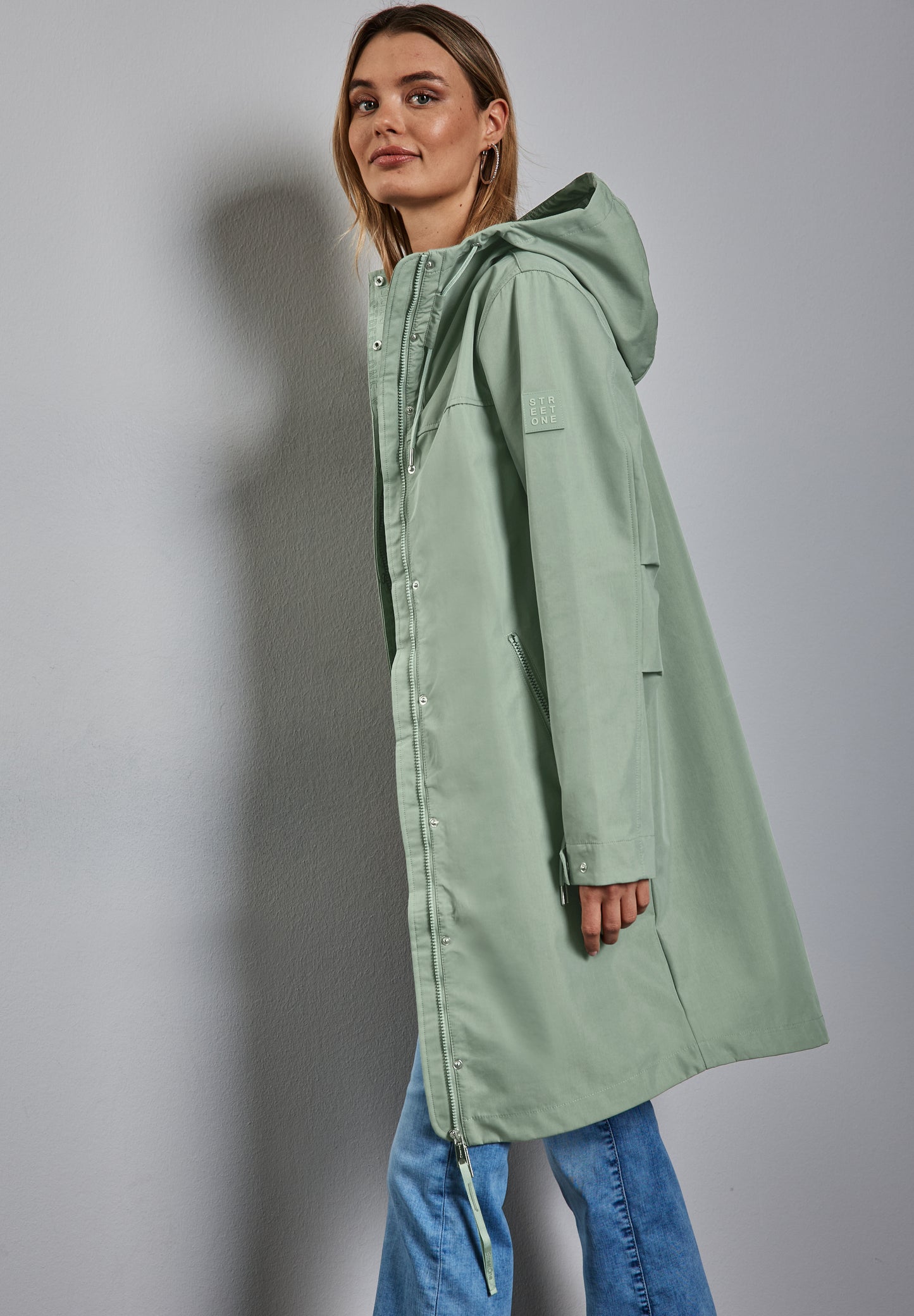 Street One Parka Jacke - Farbe: mint green