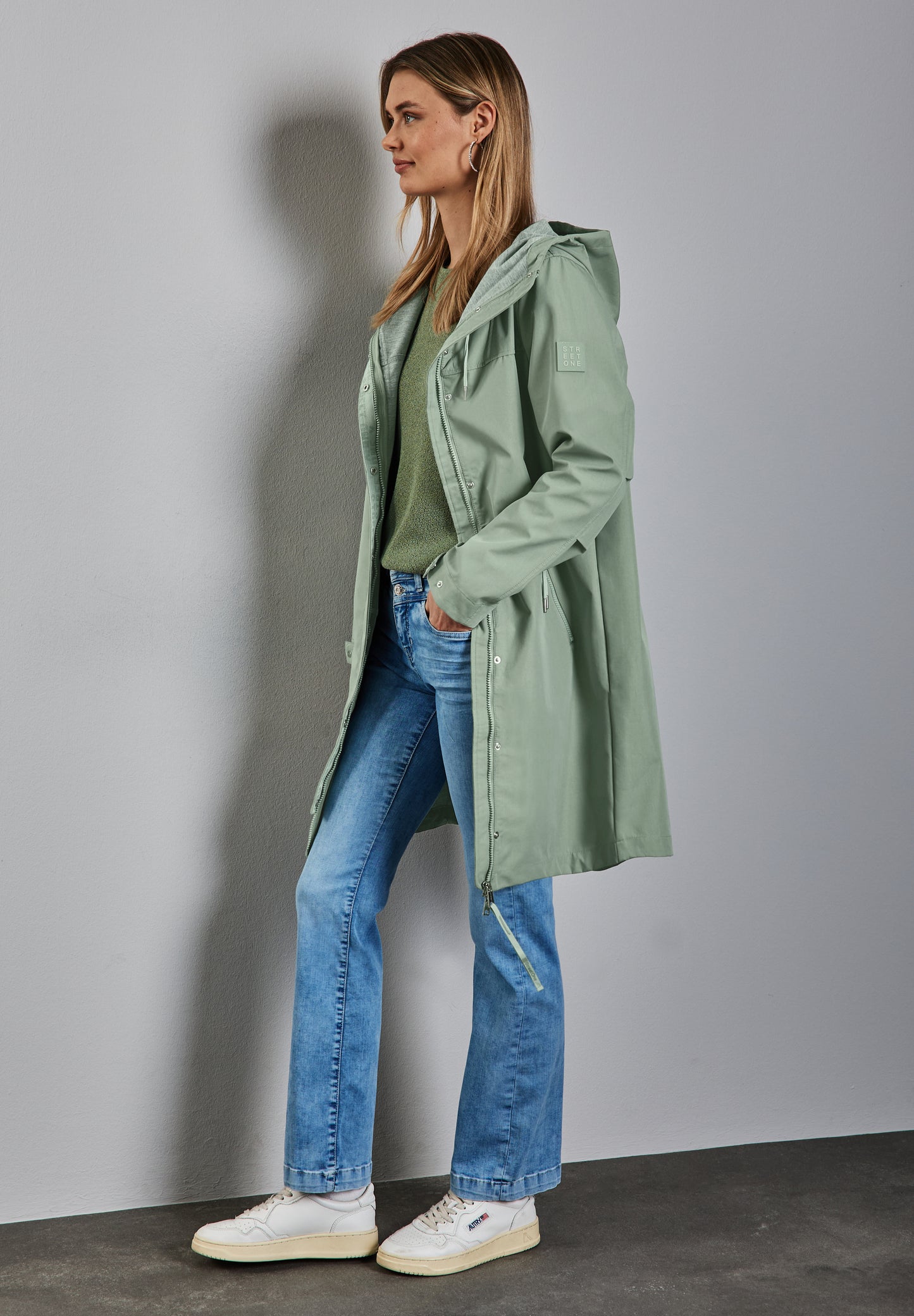 Street One Parka Jacke - Farbe: mint green