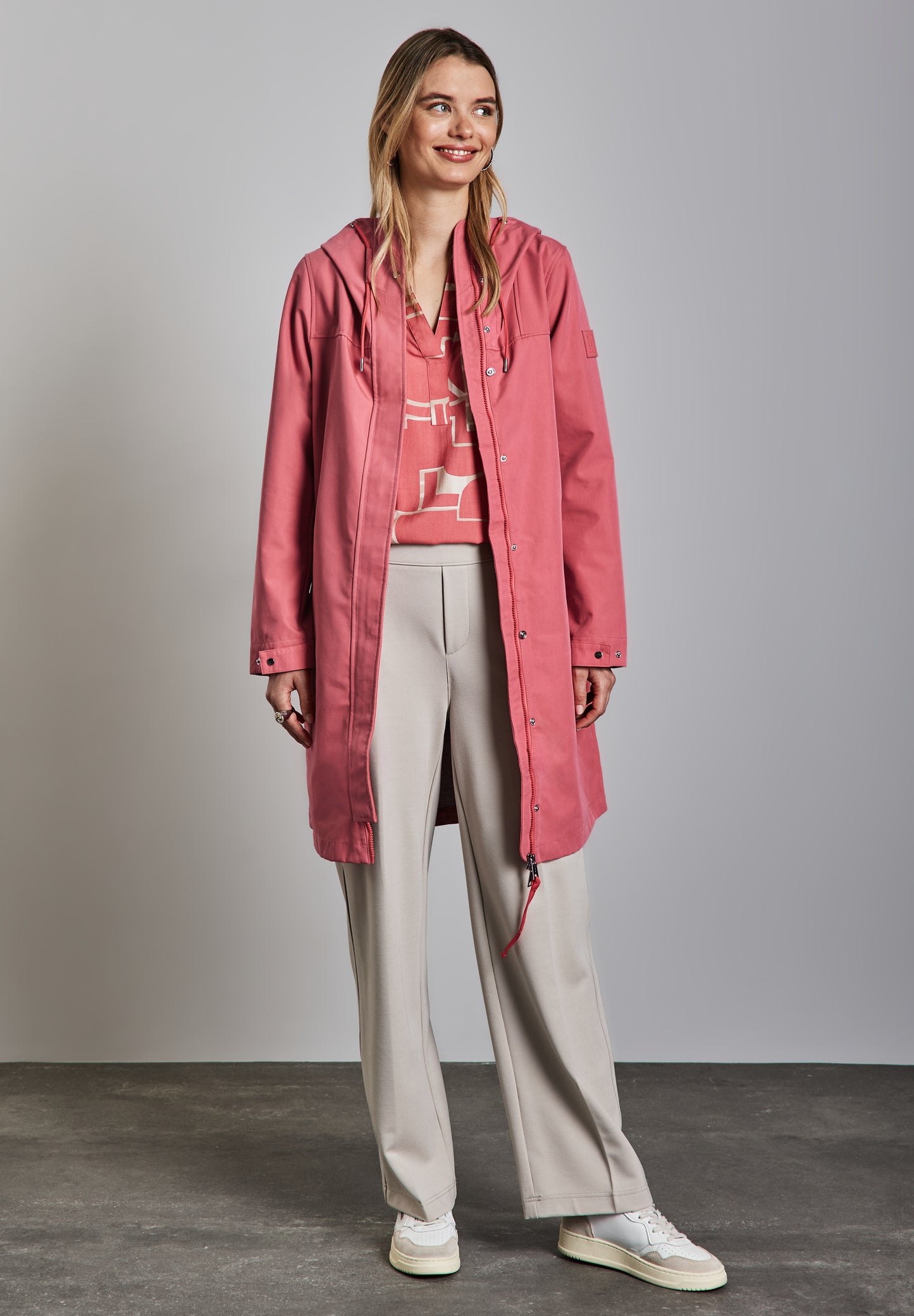 Street One Parka - Farbe: light coral pink