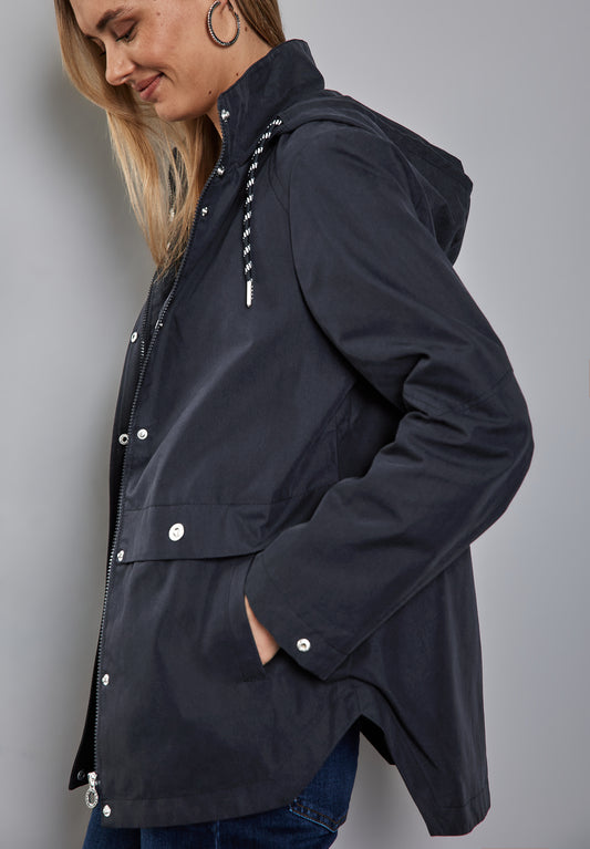 Street One Parka Jacke- Farbe: gravity blue