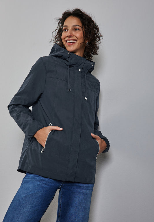 Street One Windbreaker Jacke - Farbe: gravity blue