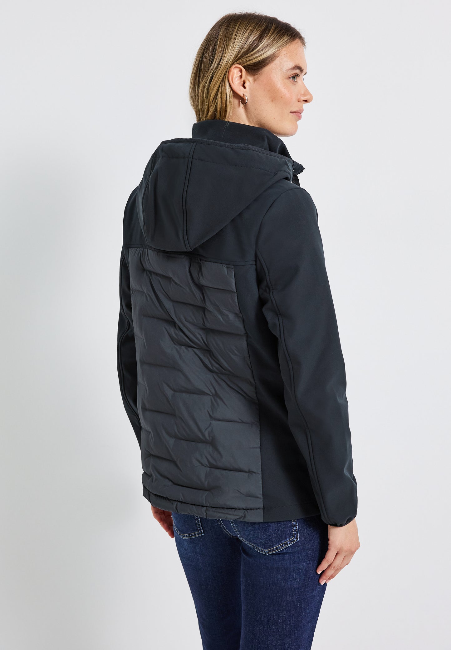 Street One Strukturmix Softshelljacke - Farbe: Obsidian Blue