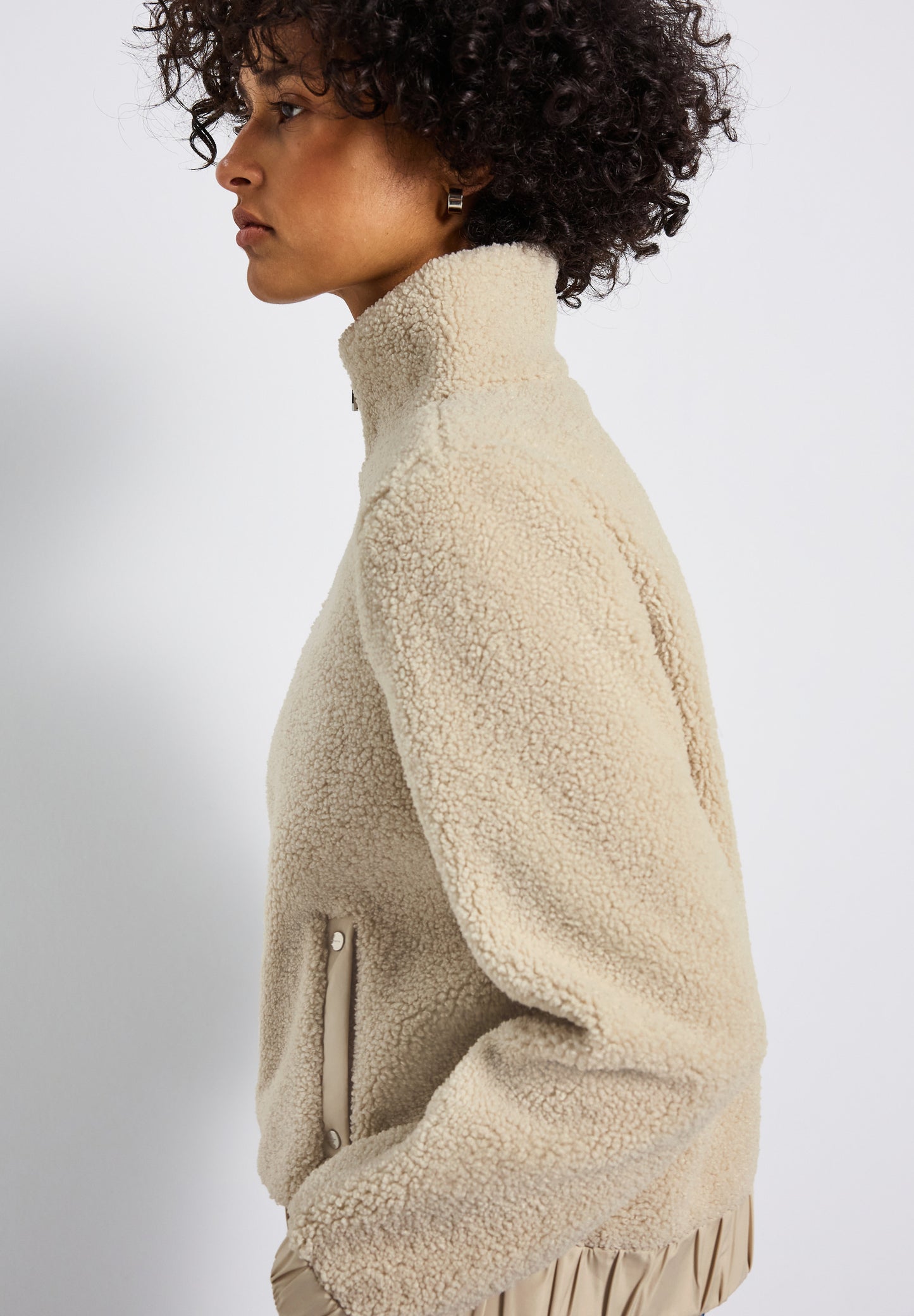 Street One Kurze Teddyjacke - Farbe: savannah sand