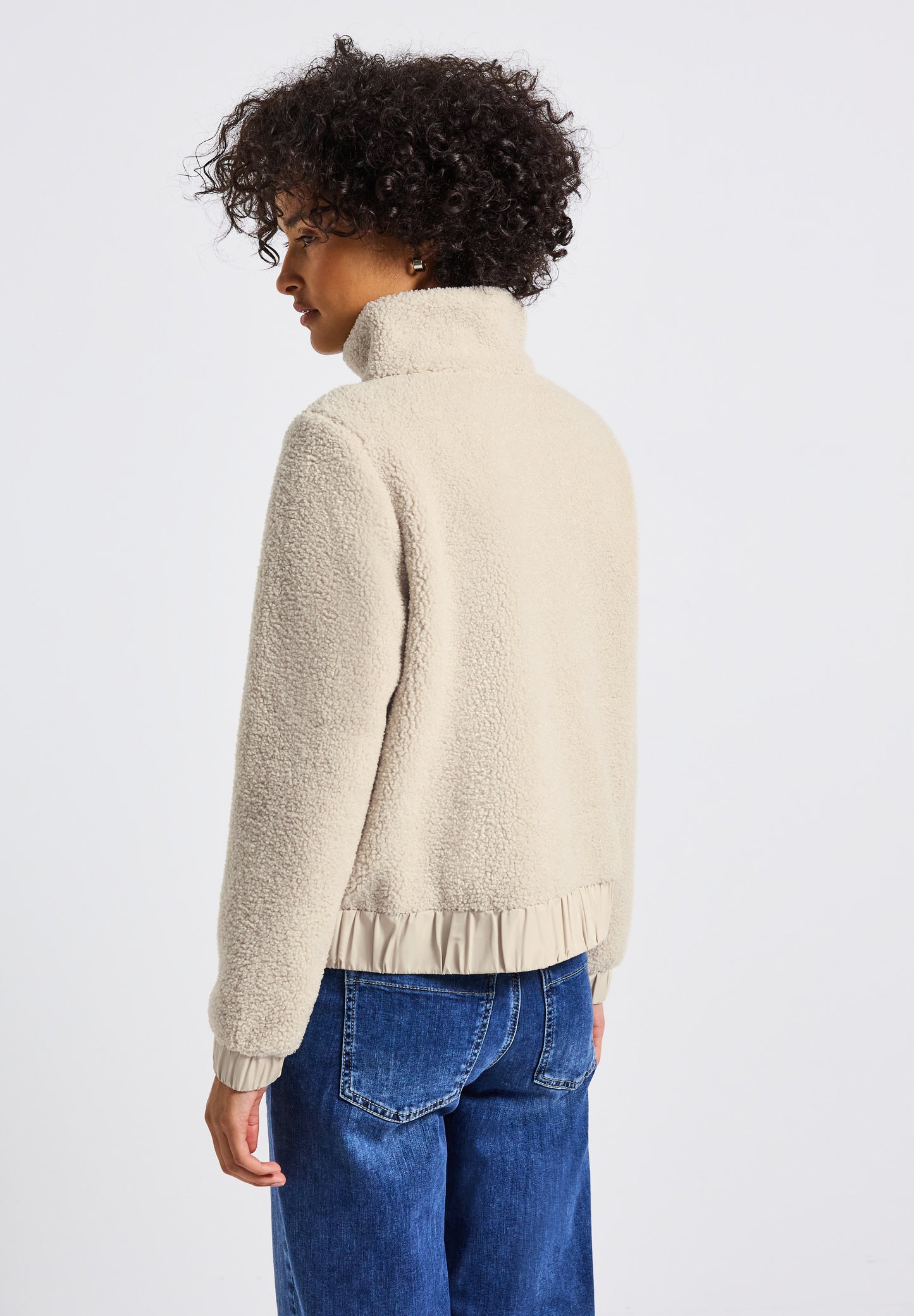 Street One Kurze Teddyjacke - Farbe: savannah sand