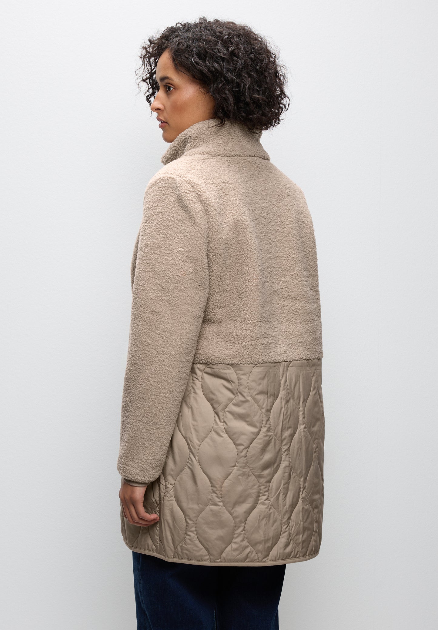 Street One Strukturmix Mantel - Farbe: reef sand