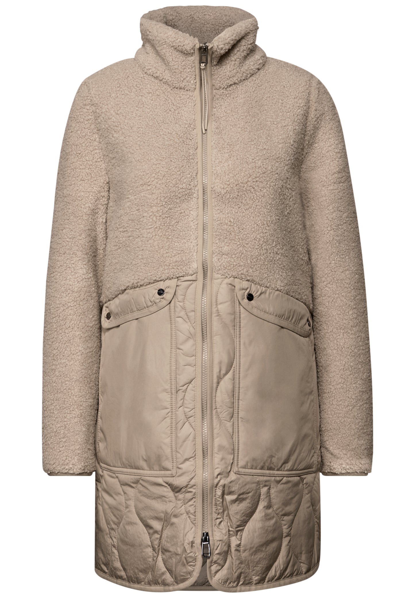 Street One Strukturmix Mantel - Farbe: reef sand